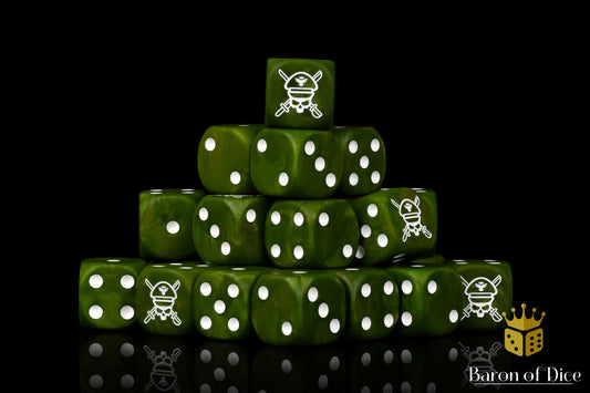 Military Sergeant Dice - Camoflauge - Out of Play
