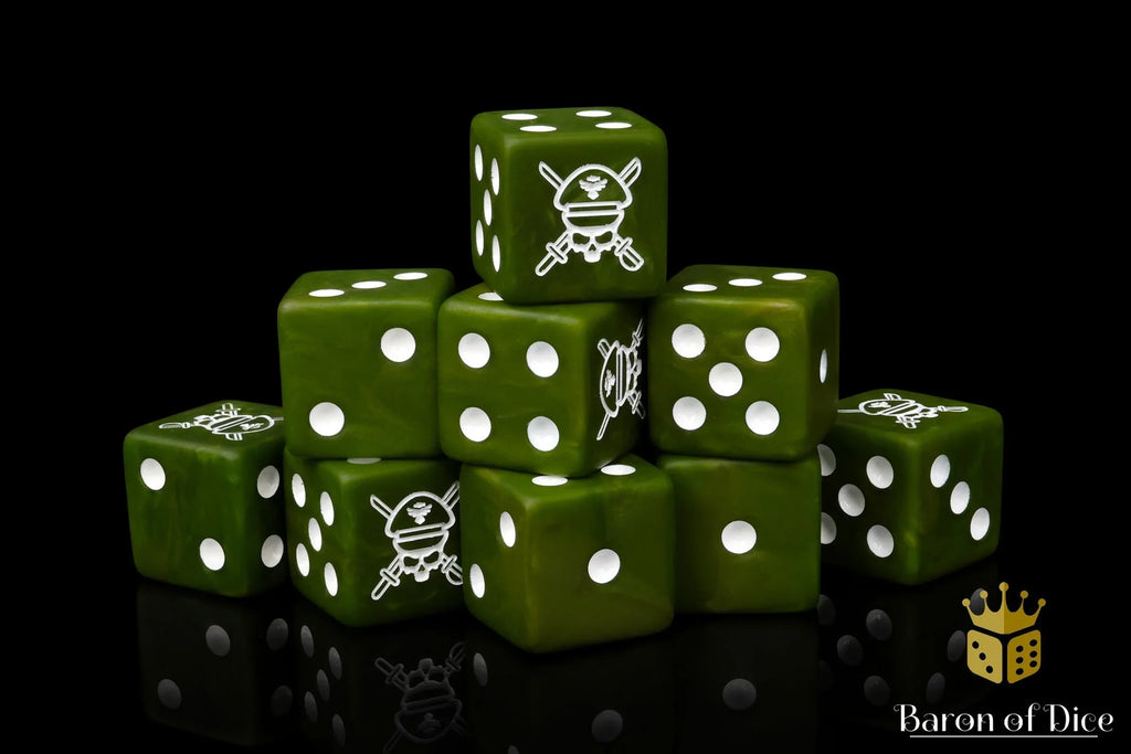 Military Sergeant Dice - Camoflauge - Out of Play