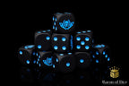 Mercenary Knights Dice - Black - Out of Play