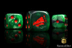 Drake Dice - Green & Orange - Out of Play