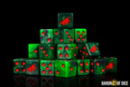 Drake Dice - Green & Orange