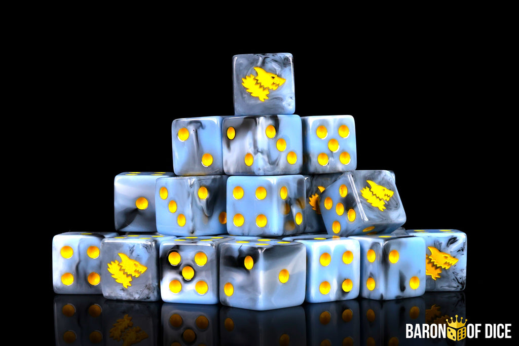 Snow Direwolf Dice