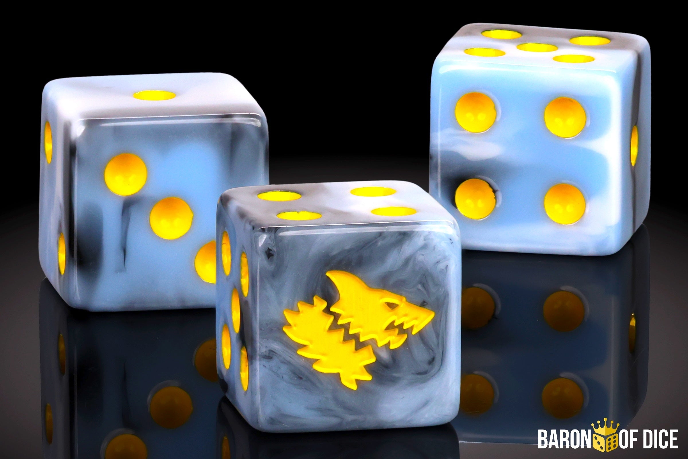 Snow Direwolf Dice