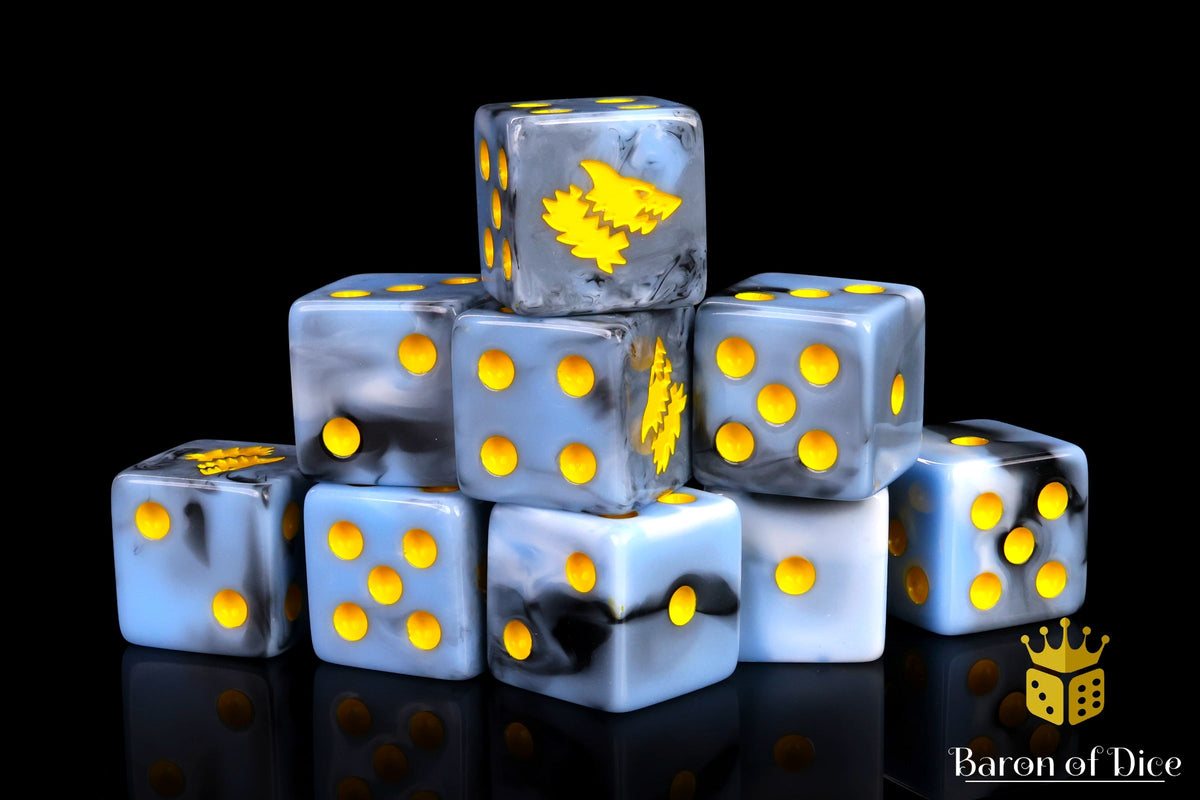 Snow Direwolf Dice
