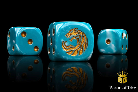 Tribal Wolf Dice - Out of Play