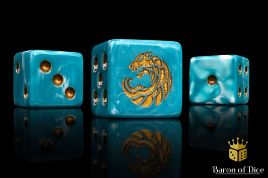 Tribal Wolf Dice - Out of Play