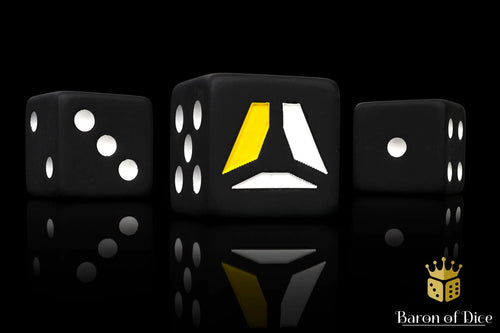 AlphaCast Official Dice - Black - Out of Play