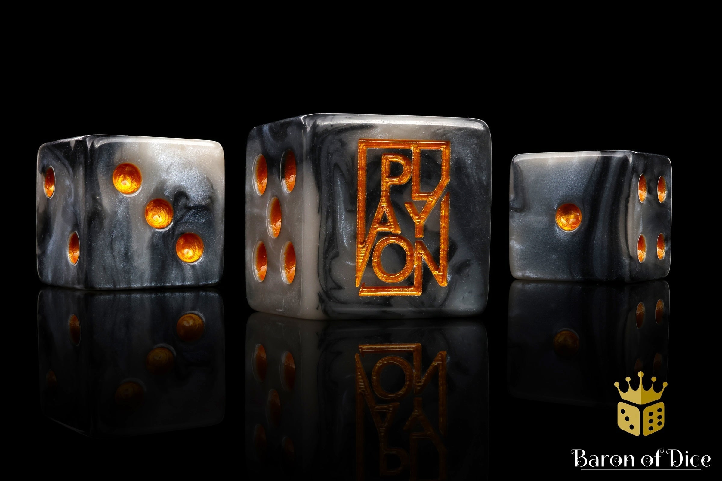 Play on Tabletop Official Dice - Steel (2024 LE) - Out of Play