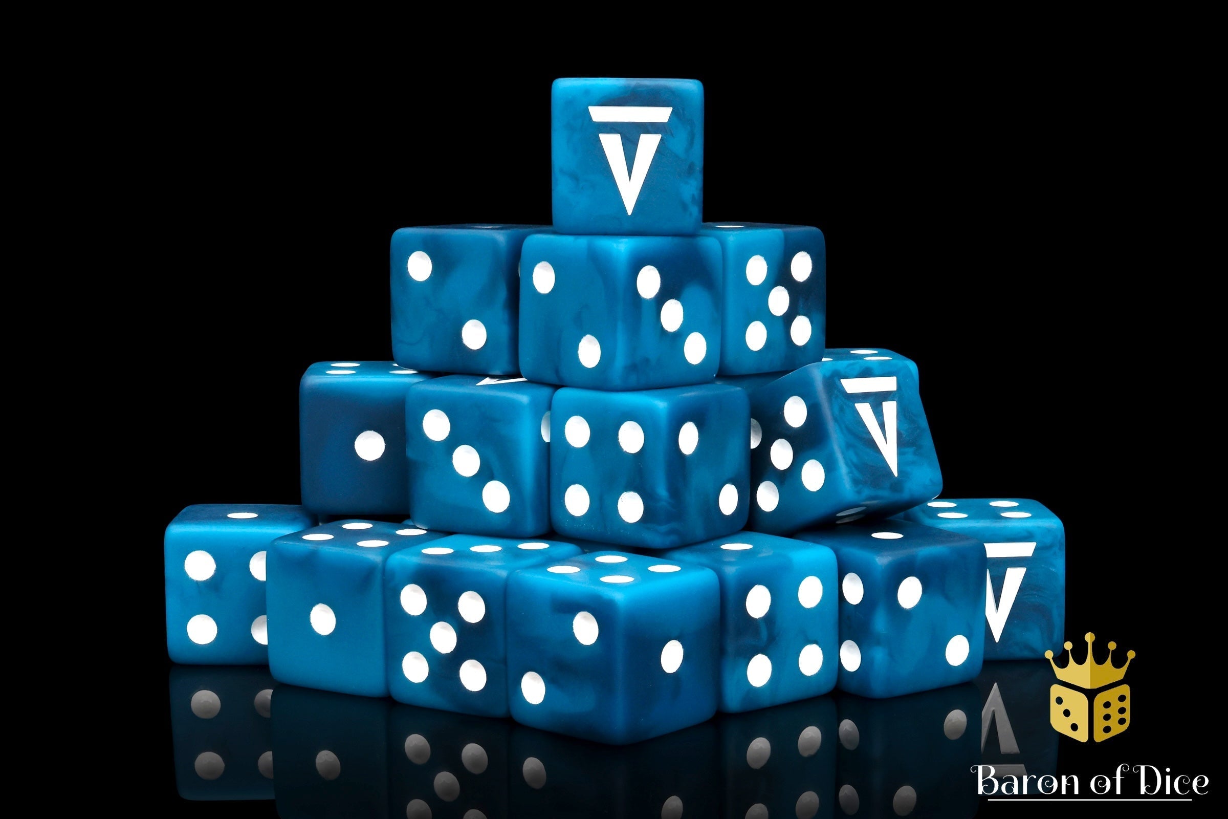 Vanguard Tactics Official Dice - Blue - Out of Play