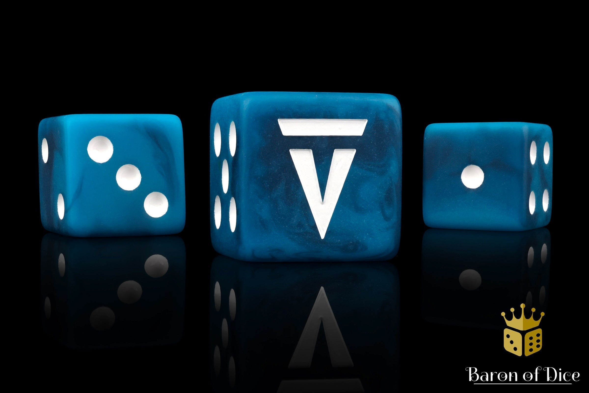 Vanguard Tactics Official Dice - Blue - Out of Play