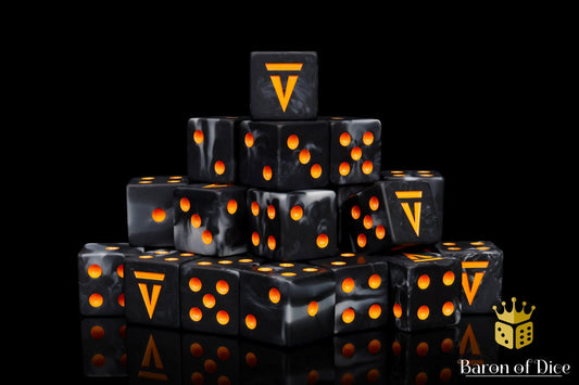 Vanguard Tactics Official Dice - Black - Out of Play