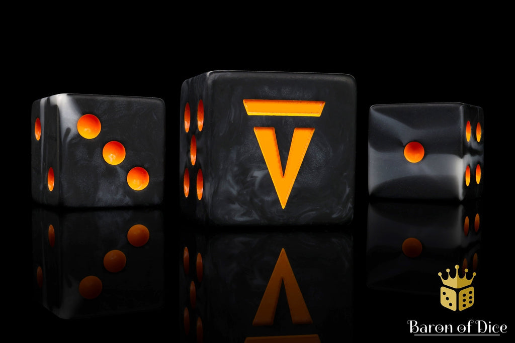 Vanguard Tactics Official Dice - Black - Out of Play