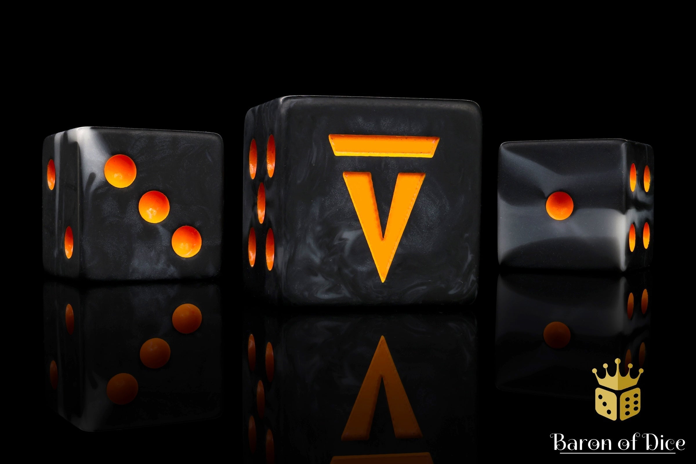 Vanguard Tactics Official Dice - Black - Out of Play