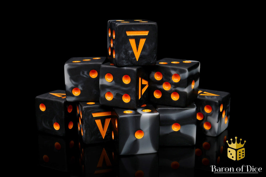 Vanguard Tactics Official Dice - Black - Out of Play