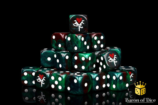Reincarnate Dice - Red Rose - Out of Play
