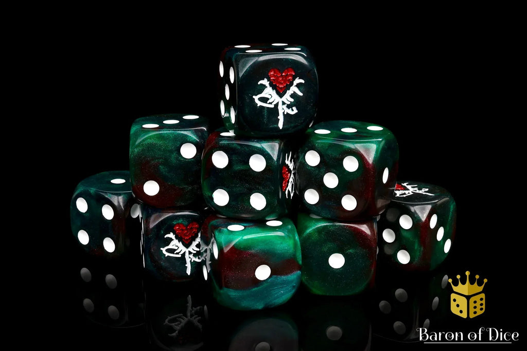 Reincarnate Dice - Red Rose - Out of Play