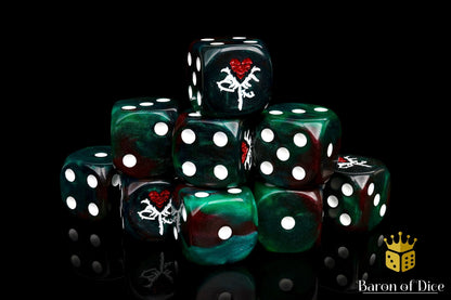 Reincarnate Dice - Red Rose - Out of Play