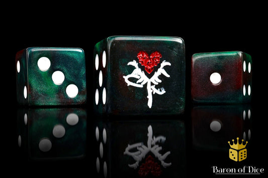 Reincarnate Dice - Red Rose - Out of Play