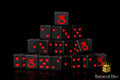Space Corsairs Dice - Matte Black - Out of Play