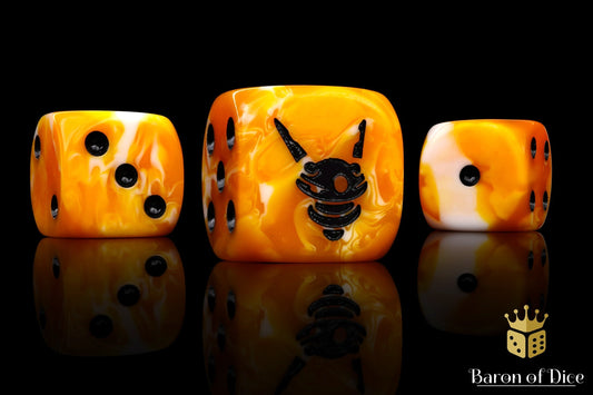 Drone Dice - Ochre - Out of Play