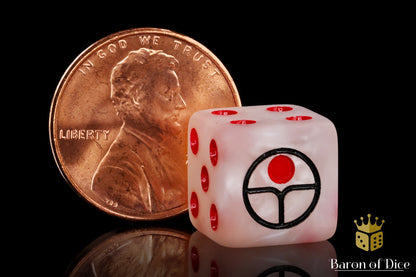 Universal Peace Dice - White - Out of Play