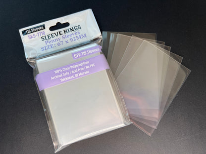 Penny Card Game Card Sleeves (67x92mm) - 110 Pack, 50 Microns, SKS-7710 - Out of Play