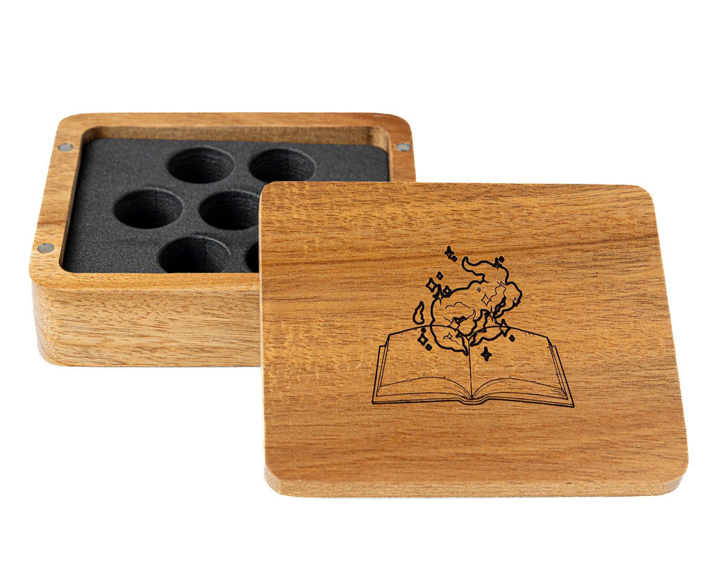 Wizard Wooden Dice Case - Out of Play