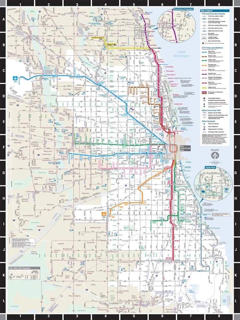 Chicago Transit Map - Out of Play