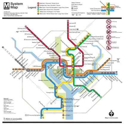 DC Metro Map