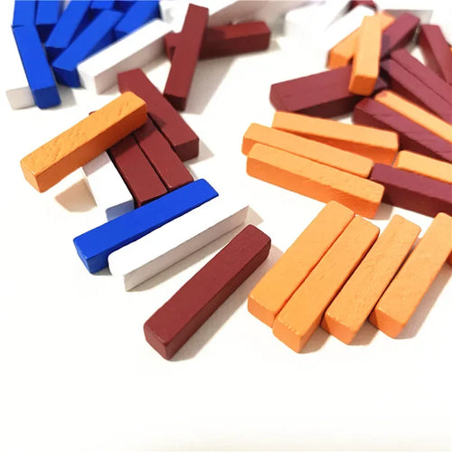 60PCS Wooden Stick Road Game Pieces - Out of Play