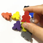 100Pcs Big Size Meeples Pieces For Board Games