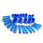 24Pc/set Plastic City/Road Pieces for Board Games