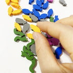 70pcs Mini Food Resource Tokens For Games