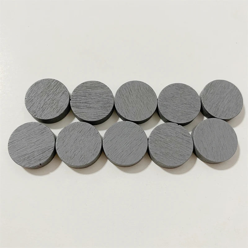 100pcs Wooden Disk Game Tokens For Board Games