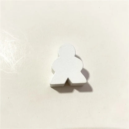 10Pc Big Wooden Peeple Pieces For Games