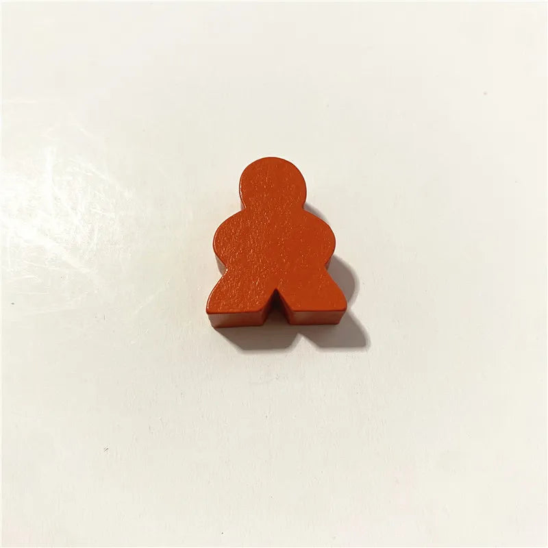 10Pc Big Wooden Peeple Pieces For Games