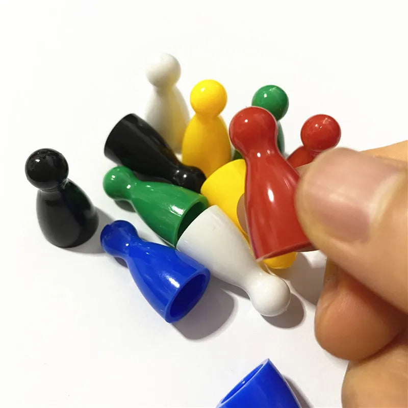 90Pc Plastic Pawn Pieces for Board Games