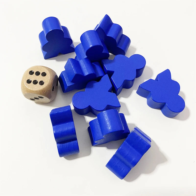 10PCS Big Size Wooden Peeple Pieces For Board Games