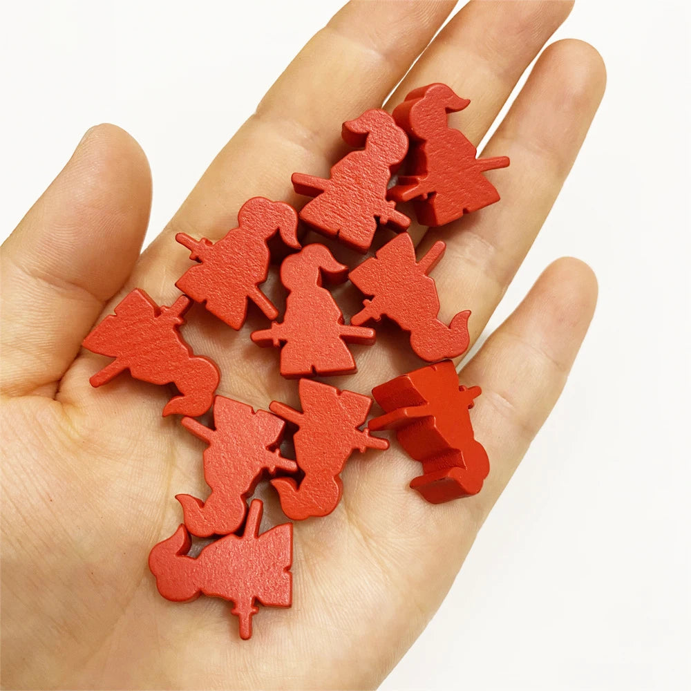 10 Pcs Wooden King/Master/Swordsman Peeples