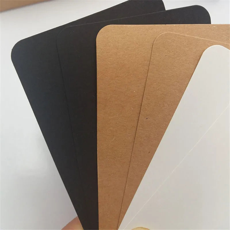 100 Pcs Blank Paper Postcards