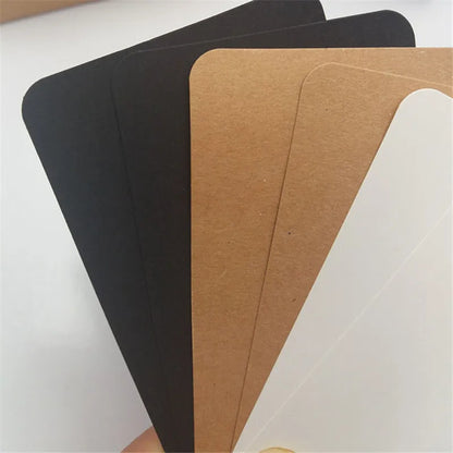 100 Pcs Blank Paper Postcards