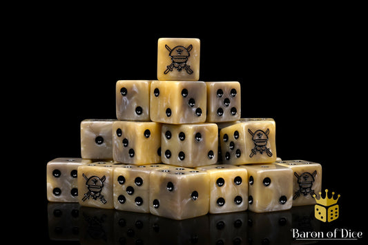 Military Sergeant Dice - Desert - Out of Play