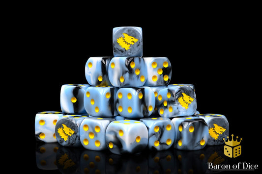 Snow Direwolf Dice - Out of Play
