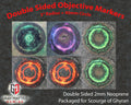 Double Sided Neoprene 7.57" Objective Markers - Scourge of Ghyran - Out of Play