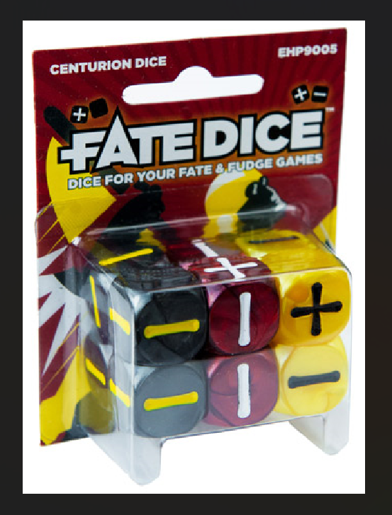Fate Core Dice: Centurion Dice - Out of Play