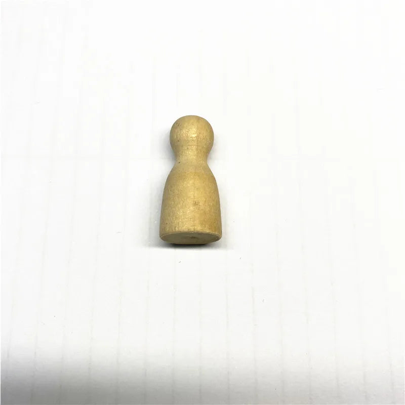 30Pcs Wood Pawns For Games