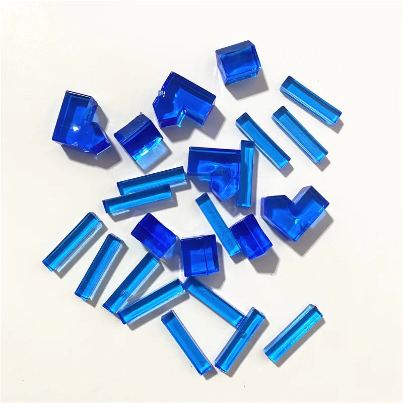 24Pc/set Plastic City/Road Pieces for Board Games