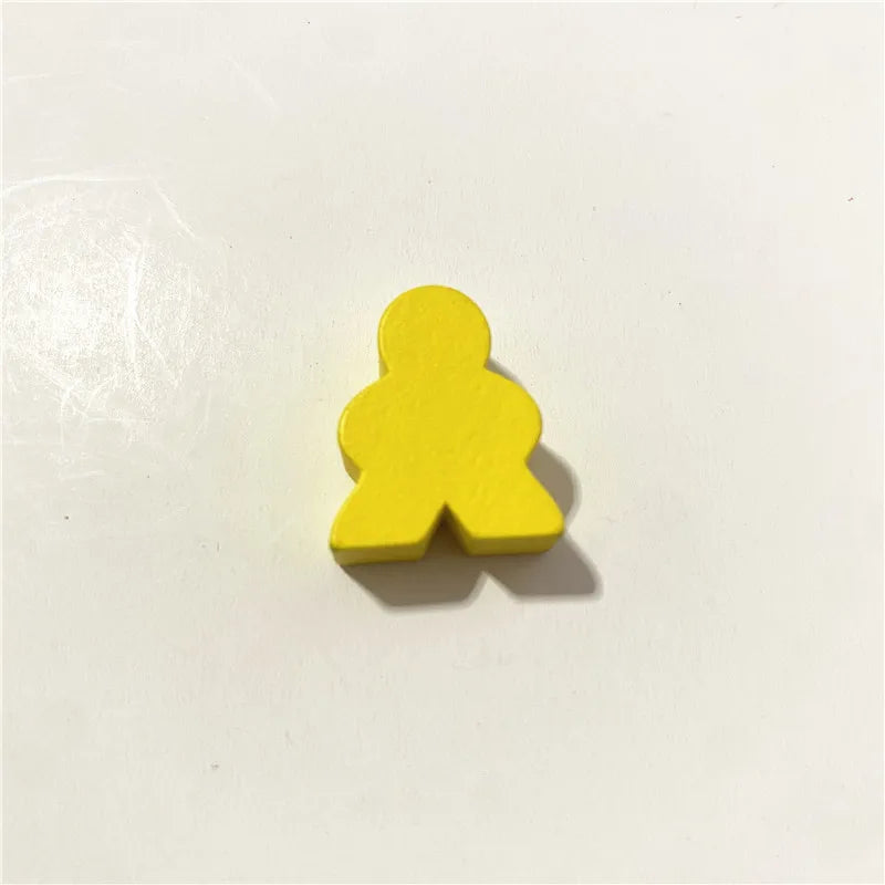 10Pc Big Wooden Peeple Pieces For Games