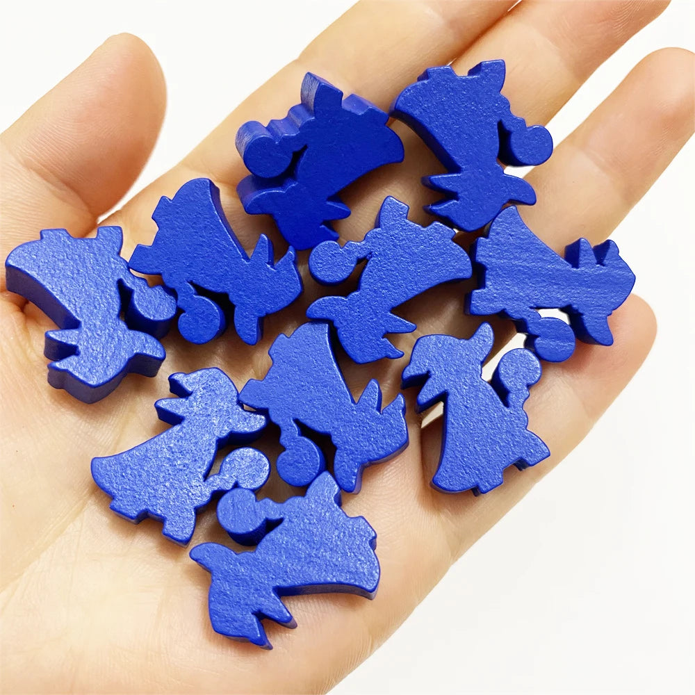 10 Pcs Wooden King/Master/Swordsman Peeples