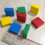 10Pcs Wooden Flat Square For Board Games